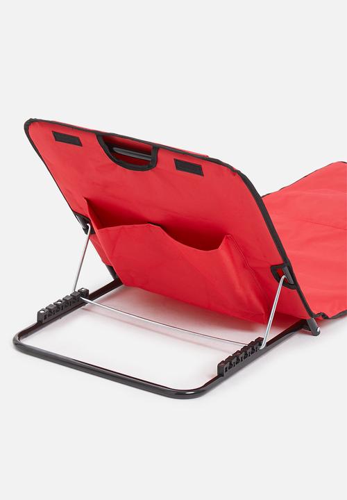 H&S - Foldable beach mat - red