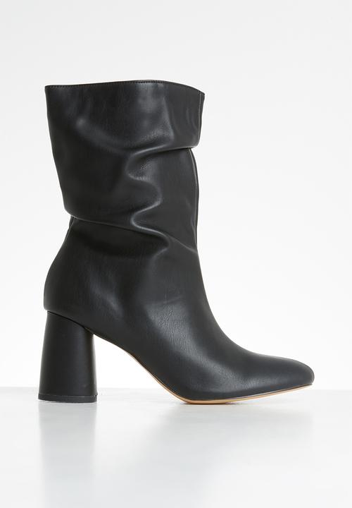Public Desire - Marshmallow boot - black