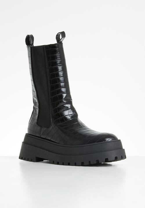 Public Desire - Blame boot - black