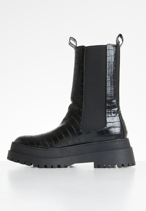 Public Desire - Blame boot - black