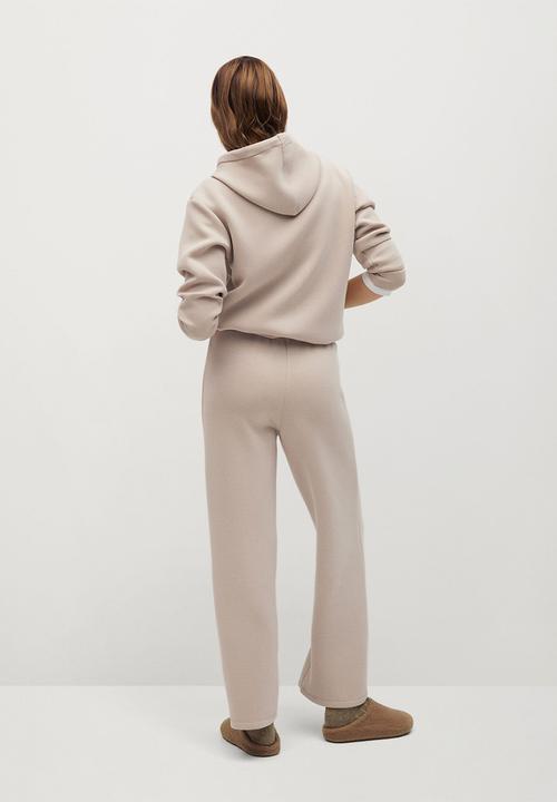 MANGO - Trousers neosoft - light/pastel brown
