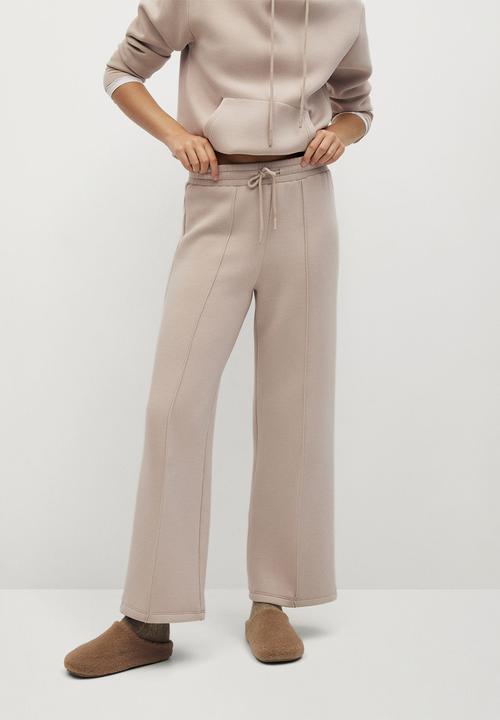MANGO - Trousers neosoft - light/pastel brown