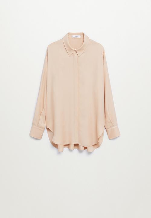 MANGO - Shirt neta - pink