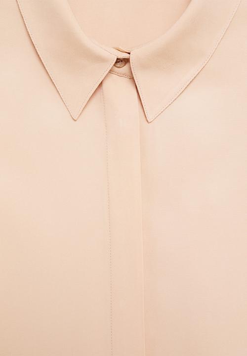 MANGO - Shirt neta - pink