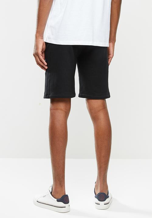 Aca Joe - Aca Joe unbrushed fleece shorts - black