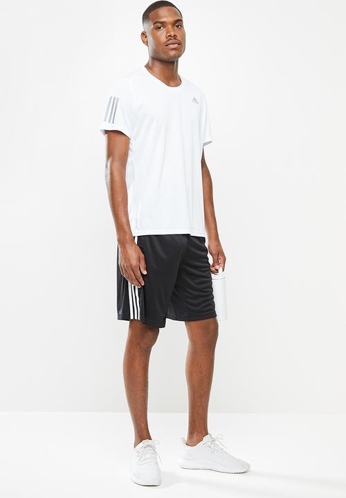 adidas Originals - D2m cool 3 stripes shorts - black