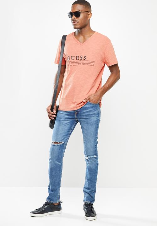 GUESS - Guess definition short sleeve tee - pink
