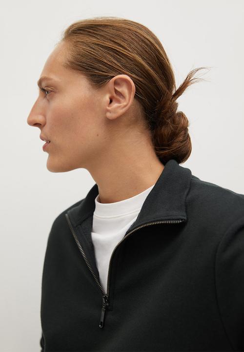 MANGO - Sweatshirt rivi-a - charcoal