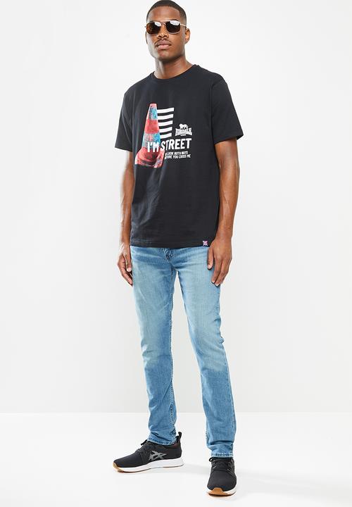 Lonsdale - I'm street crew neck tee - black