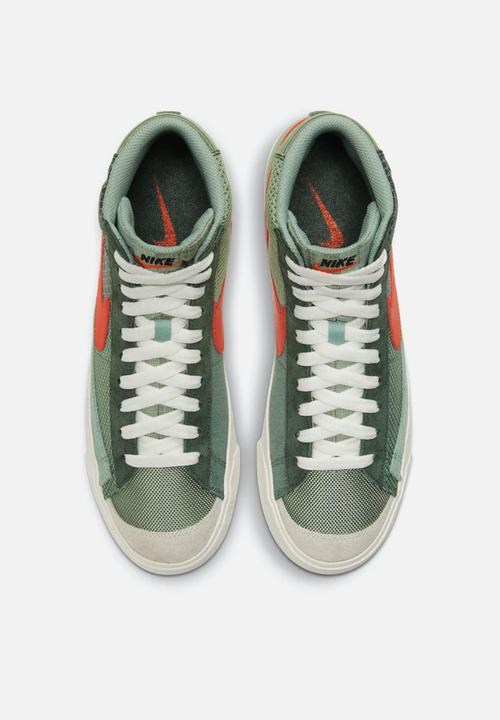 Nike - Blazer mid '77 patch - dutch green/tm orange-galactic jade