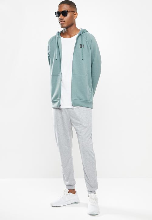Under Armour - Ua rival fleece full zip - blue/green 