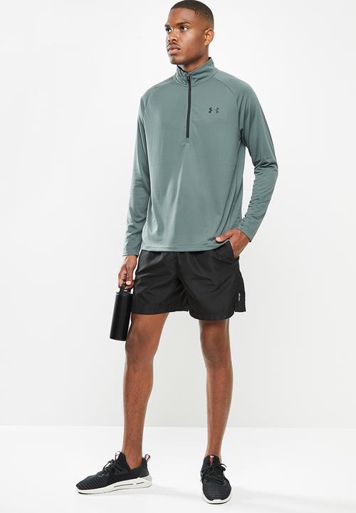 Under Armour - Ua tech 1/2 zip tee- grey 