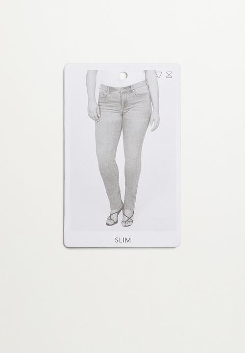 Violeta by Mango - Plus Jeans susan - dark grey