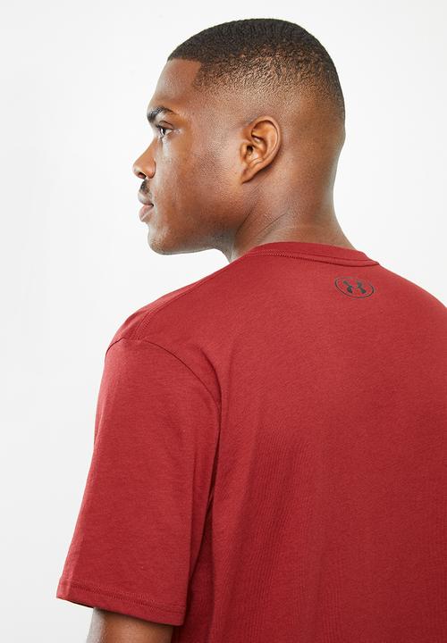 Under Armour - Sportstyle left short sleeve chest - red