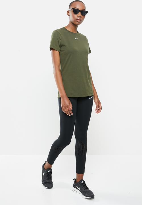 Nike - Nike sportswear essential tee crew - khaki