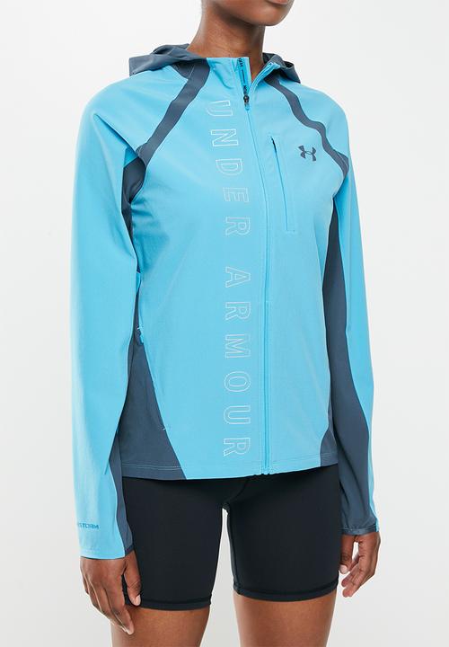 Under Armour - UA qualifier outrun the storm jacket - blue
