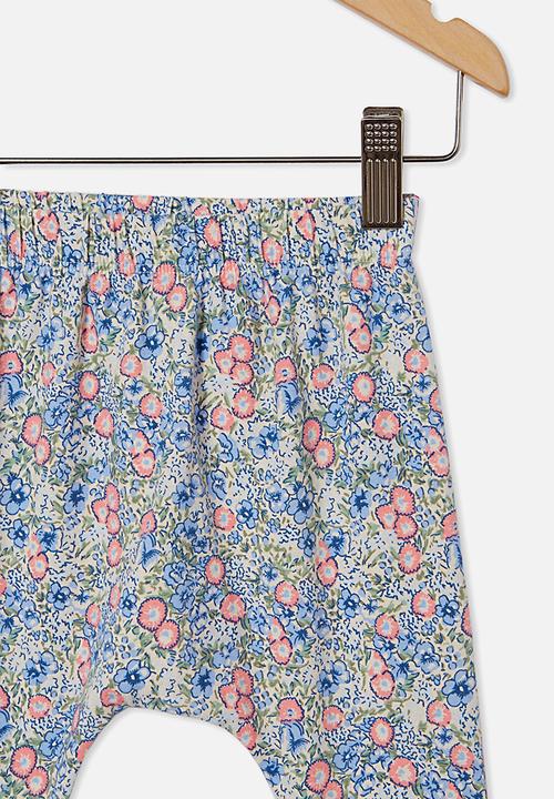 Cotton On - The legging - dark vanilla/dusk blue annie floral