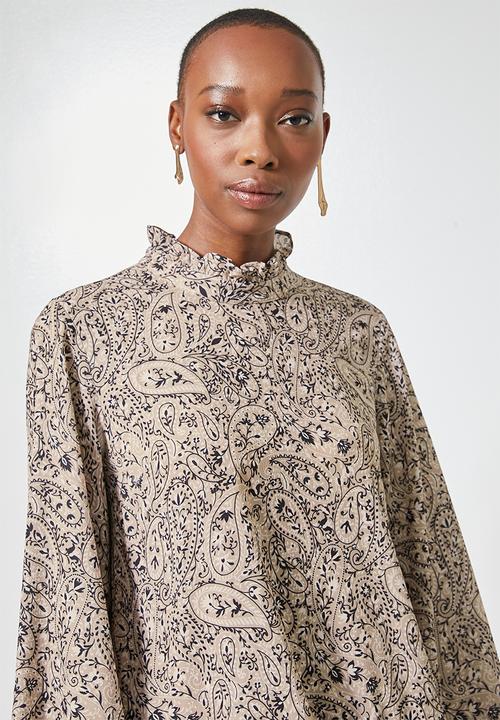 Superbalist - Pie crust tiered dress - neutral 