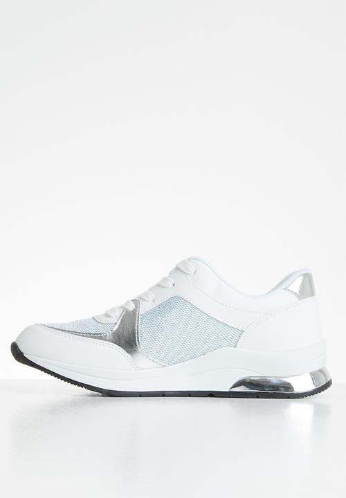 SISSY BOY - White lightning sneaker - white & silver
