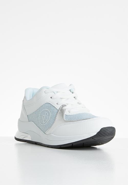 SISSY BOY - White lightning sneaker - white & silver