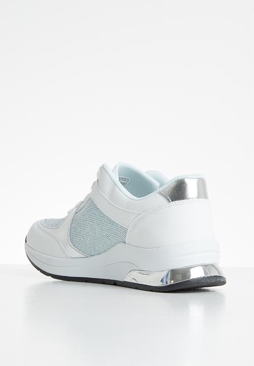 SISSY BOY - White lightning sneaker - white & silver
