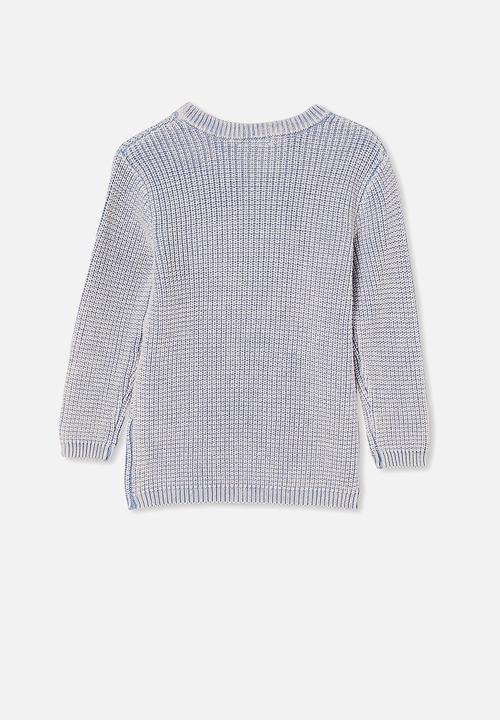 Cotton On - Blake knit - washed dusty blue