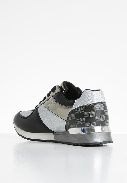 SISSY BOY - Monochrome magic sneaker - black & silver