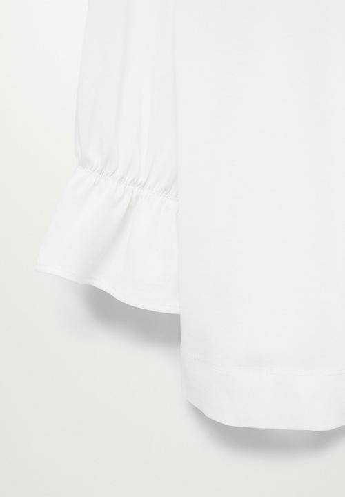 Violeta by Mango - Plus blouse sabrina - white