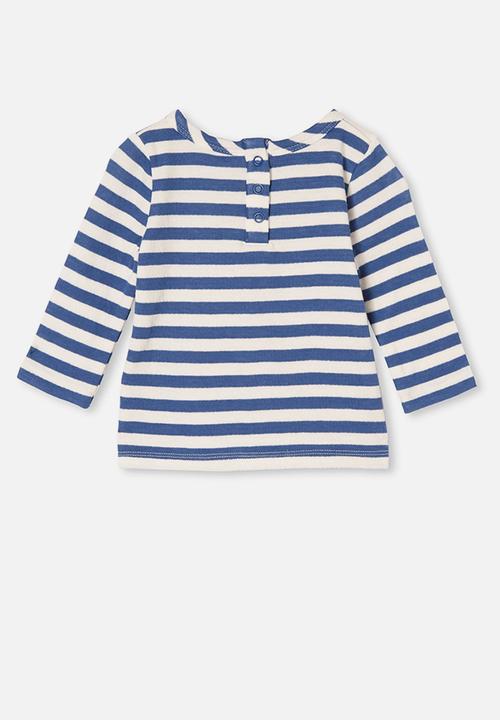 Cotton On - Lenny long sleeve top - blue