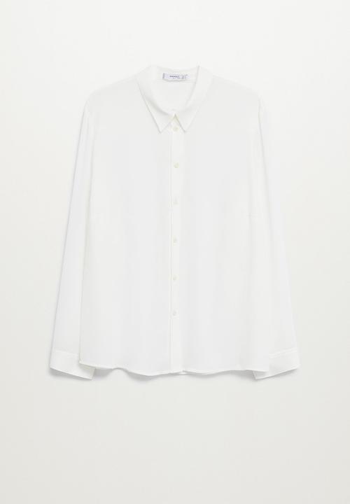 Violeta by Mango - Plus blouse laurel - white