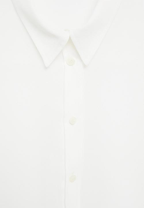 Violeta by Mango - Plus blouse laurel - white