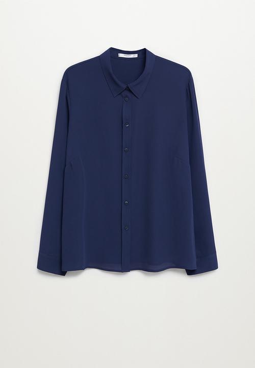 Violeta by Mango - Plus blouse laurel - navy