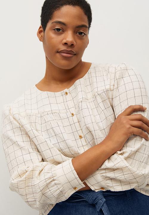 Violeta by Mango - Blouse pastor - white
