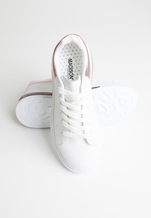 Madison® - Sophia sneaker - white & metallic pink