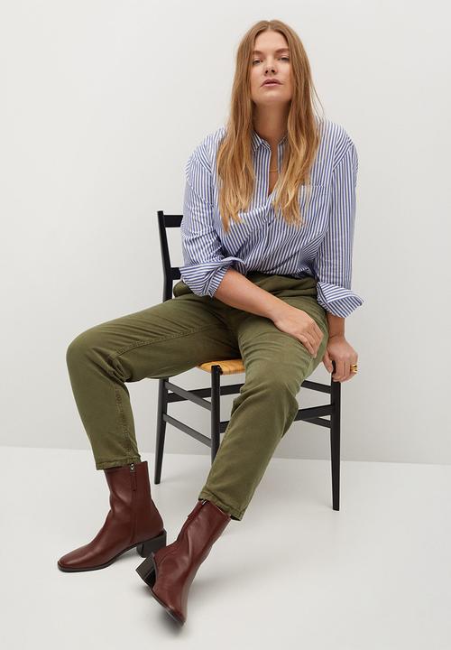 Violeta by Mango - Plus Jeans rita - khaki