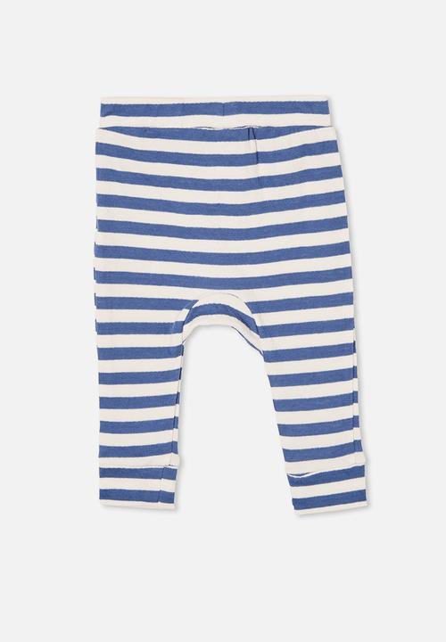 Cotton On - Johnny legging - hannah stripe petty blue/vanilla