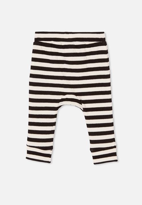 Cotton On - Johnny legging - hannah stripe black/white