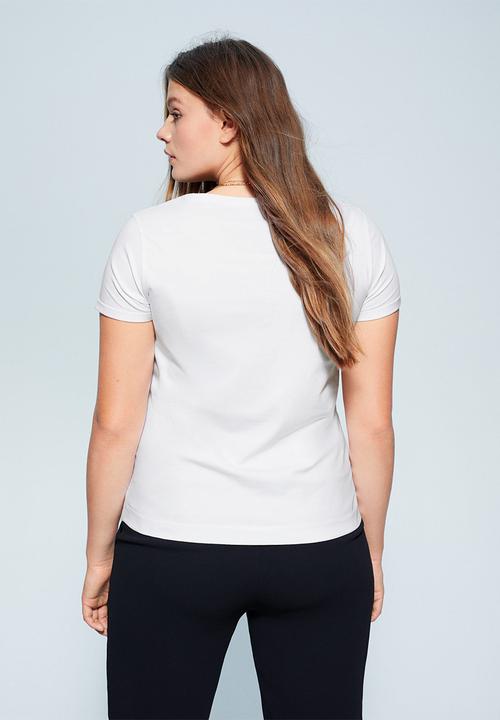 Violeta by Mango - Plus T-shirt basi - white