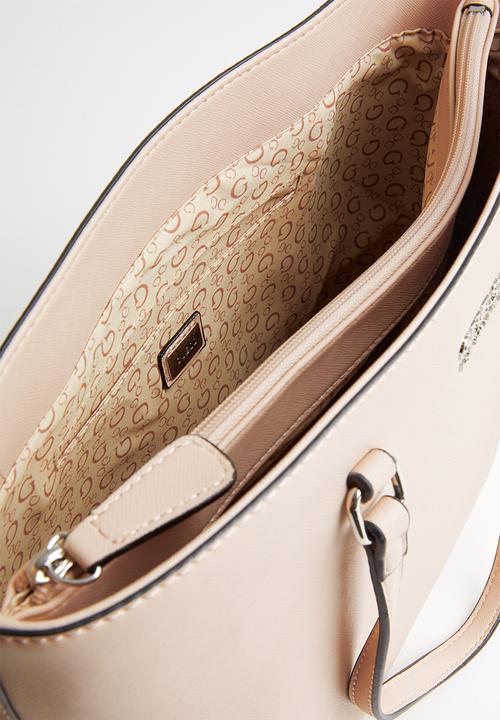 GUESS - Jensen crossbody bucket - blush 
