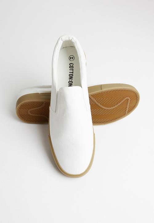 Cotton On - Nathan slip on - white
