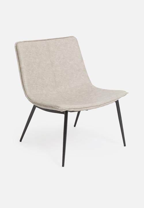 Sixth Floor - Luna lounge chair - grey