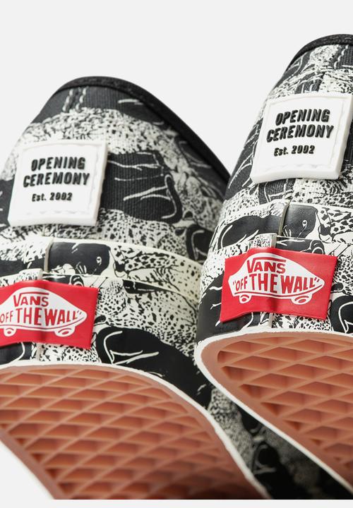 Vans - (opening ceremony) leopard/checker  - bblk