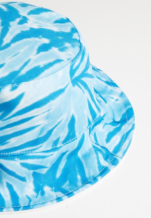 Rebel Republic - Tie dye bucket hat - light blue