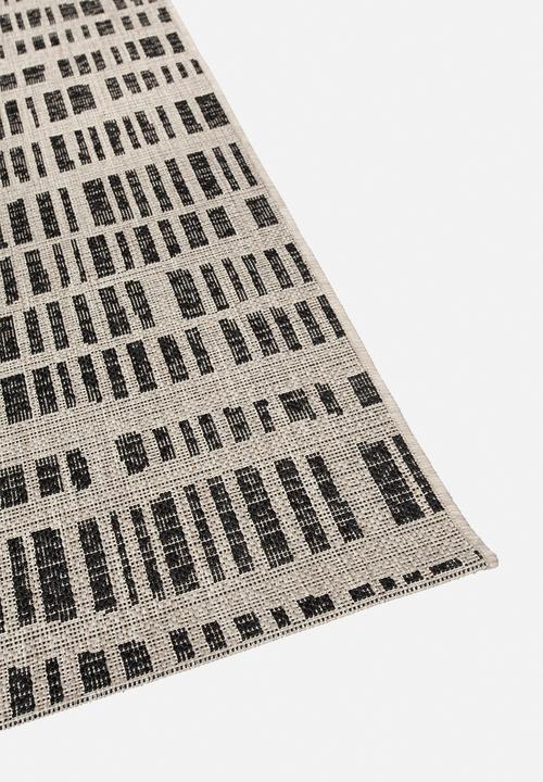 Hertex Haus - Coding outdoor rug - ink 