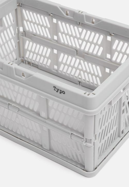 Typo - Small foldable storage - grey