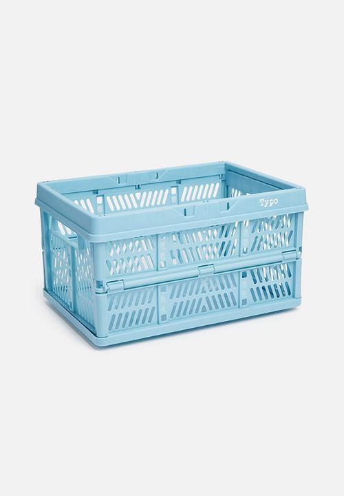 Typo - Large foldable storage -  blue