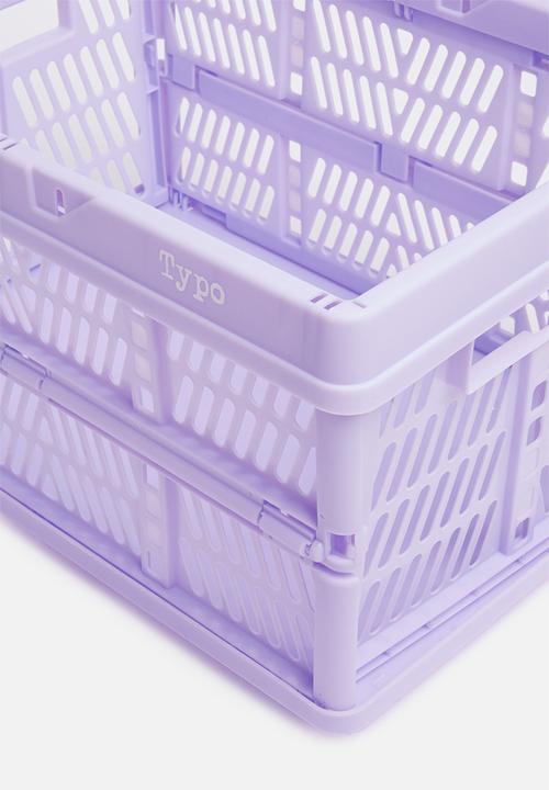 Typo - Large foldable storage - lilac