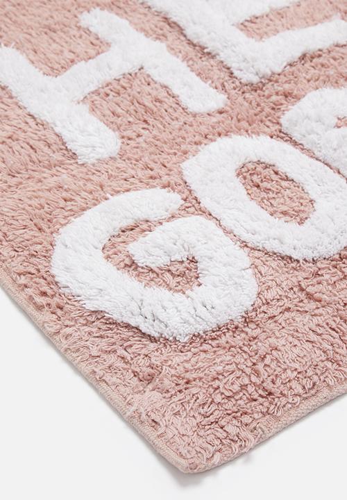 Bathroom Solutions - Gorgeous bath mat - pink