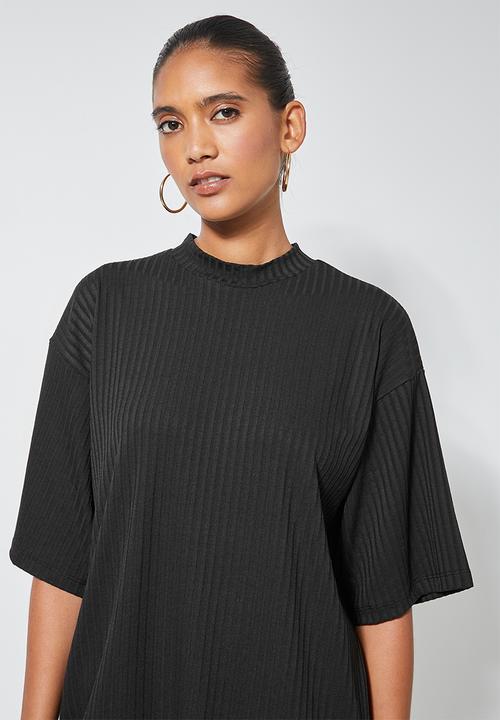 Superbalist - Rib tee - black