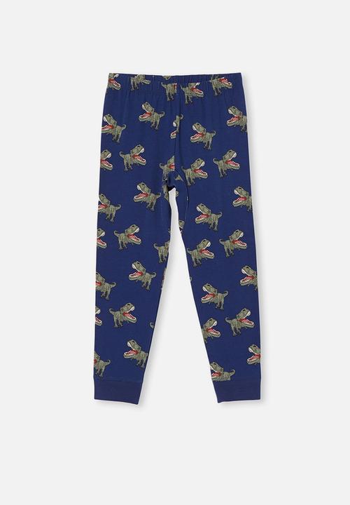 Cotton On - Orlando long sleeve pyjama set - blue